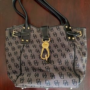 Rooney & Bourke Logo Lock Monogram Handbag